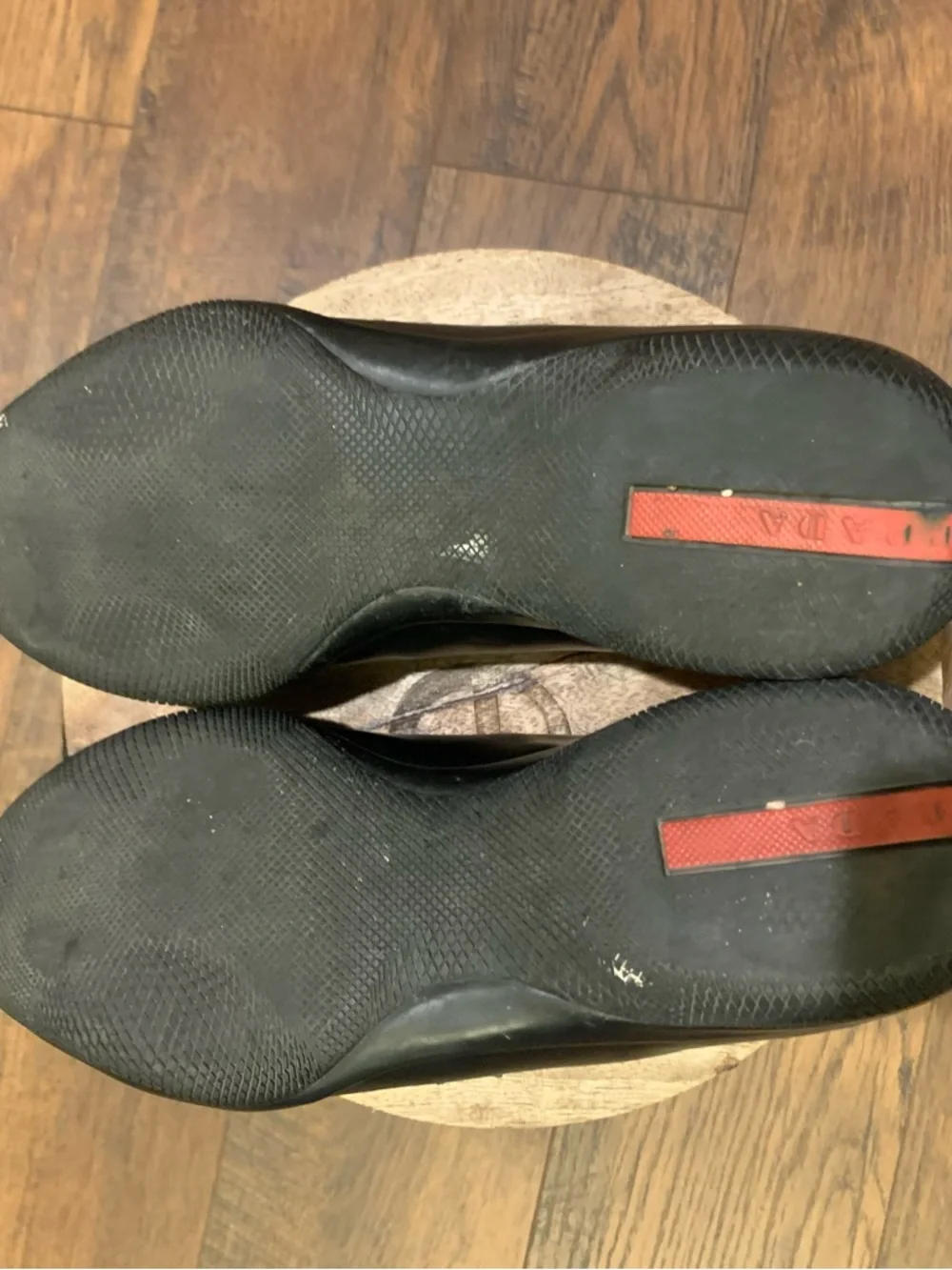 Prada Black Leather Men's Slip-On Loafers - Picture 6 of 9